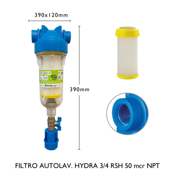 Filtro Auto-lavable 50 mcr - Imagen 2