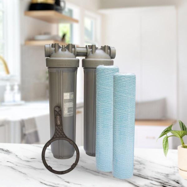 Combo Filtro BIG Autolavable 90 micras + Filtro para Toda la Casa (4 a 6 Llaves) - Imagen 2